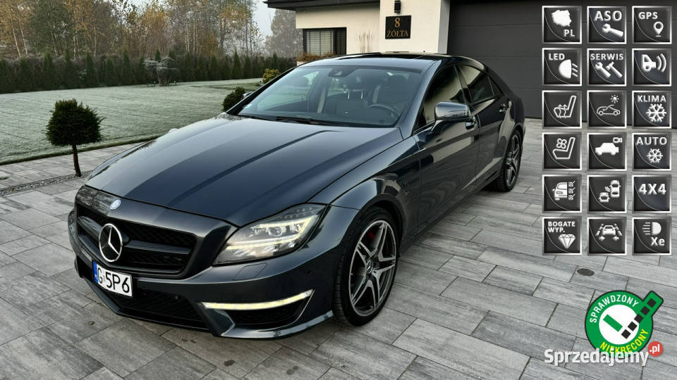 Mercedes CLS 63 AMG Okazja 63s amg radary full Mercedes-Benz pomorskie Gdańsk
