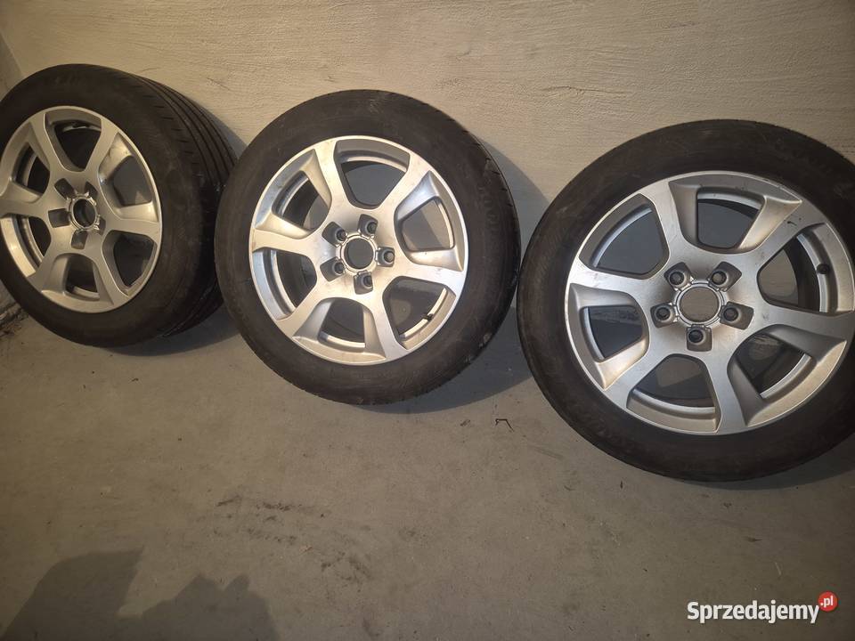Felgi audi vw 5x112 16 opony letnie lubelskie