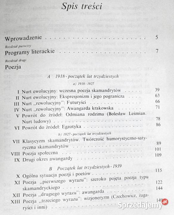 Literatura Dwudziestolecia Jerzy Kwiatkowski Rok wydania 1990 lubelskie Chełm sprzedam