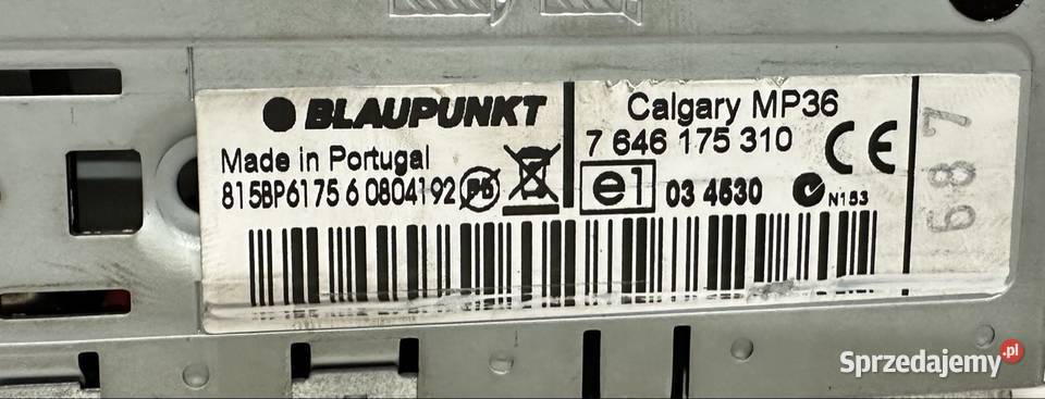 Blaupunkt Calgary MP36 kujawsko-pomorskie Toruń sprzedam