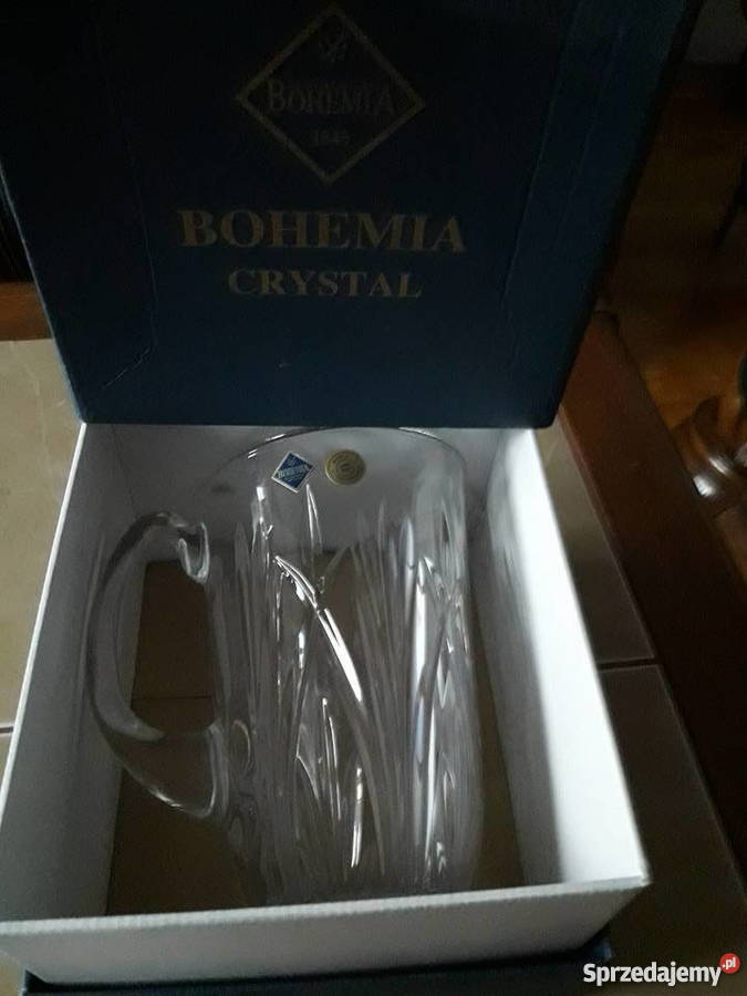 Kryształ dzban Bohemia oryginał Janów Lubelski