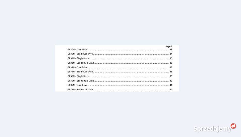 Caterpillar GP35N GP25N GP15N IC instrukcja motoryzacja, transport Kielce