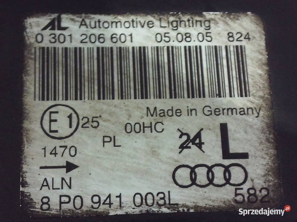 AUDI A3 SPORTBACK 8PA 07r lampa lewa przód Kielce
