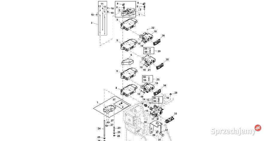 John Deere 9470RX Sprzęg odłączany RE590178 Jastrzębniki sprzedam