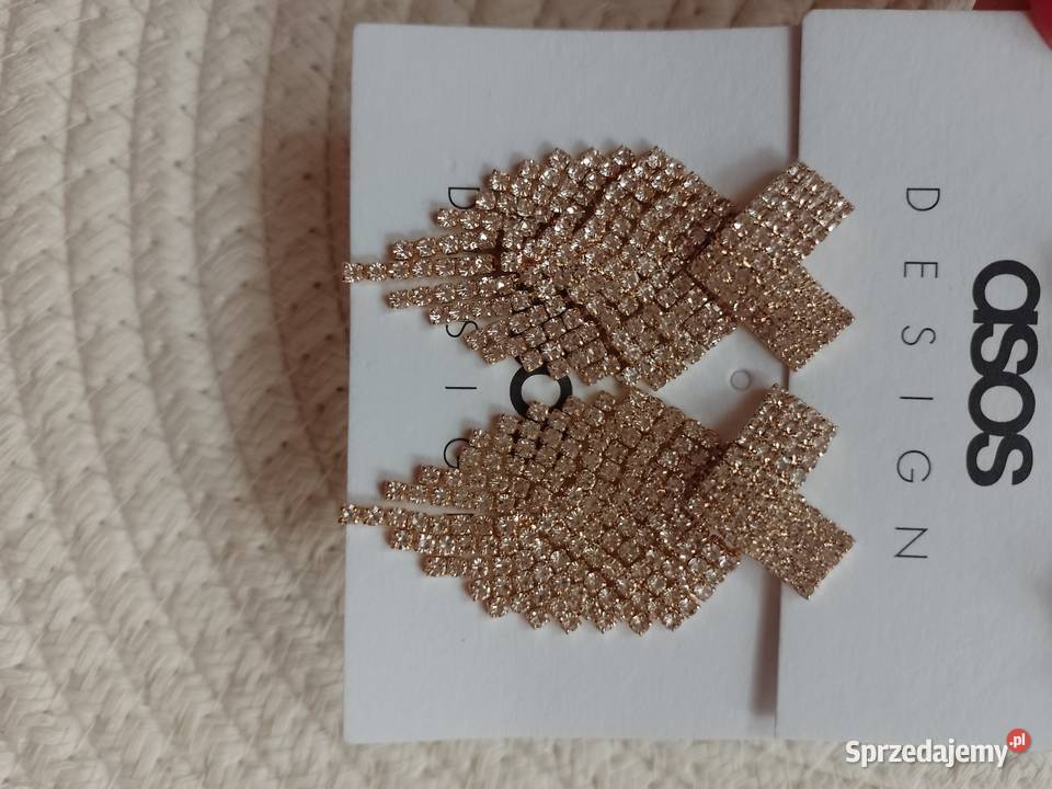 ASOS Wytworne Bogato zdobione kolczyki Kraków