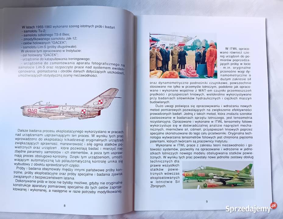 Folder reklamowy 40 lat Instytutu Technicznego Antykwariat wielkopolskie sprzedam