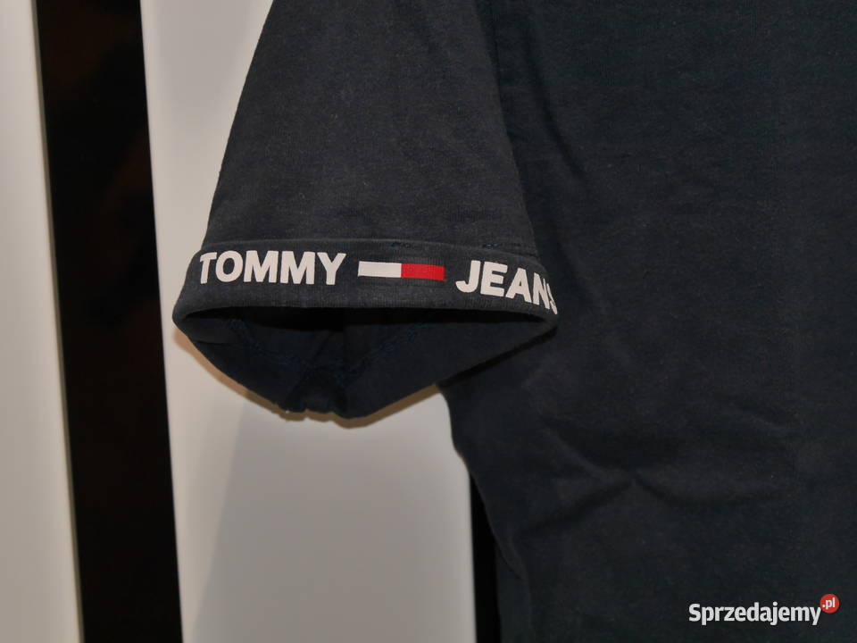 Tommy Hilfiger świetna krótsza koszulka logo 34 Wrocław sprzedam