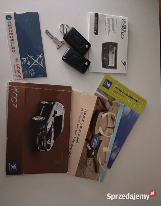Peugeot 4007 22Hdi 4x4 Platinium czujnik deszczu