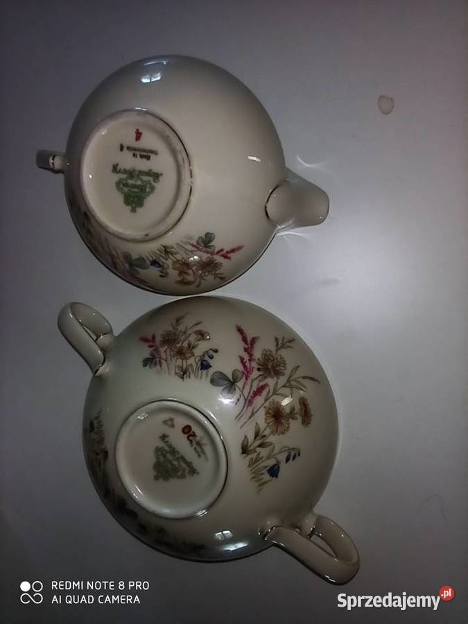 Filiżanka do herbaty z talerzykiem deserowym Gdańsk sprzedam