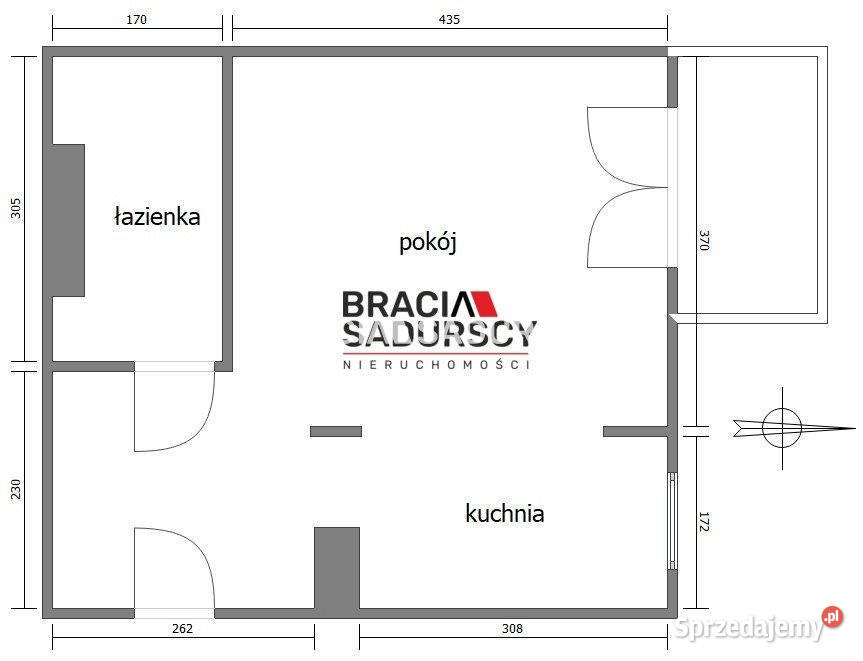 Wynajmę mieszkanie 3311m2 1 pok Kraków