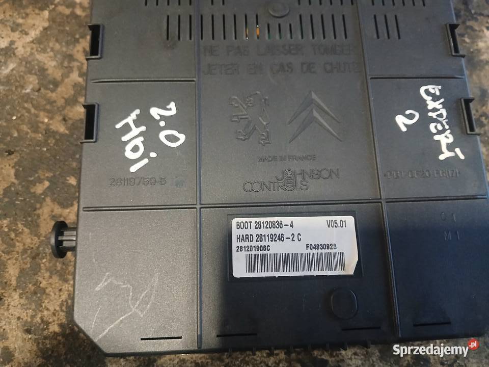 Moduł skrzynka BSI Citroen Peugeot 966405878001 Radłów