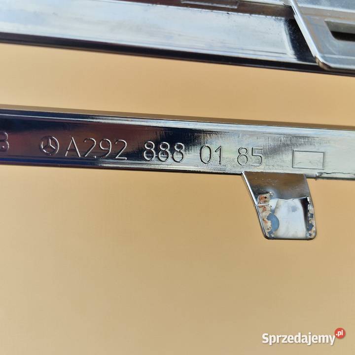 MERCEDES GLE W292 CHROM ATRAPY GRILLA lubuskie