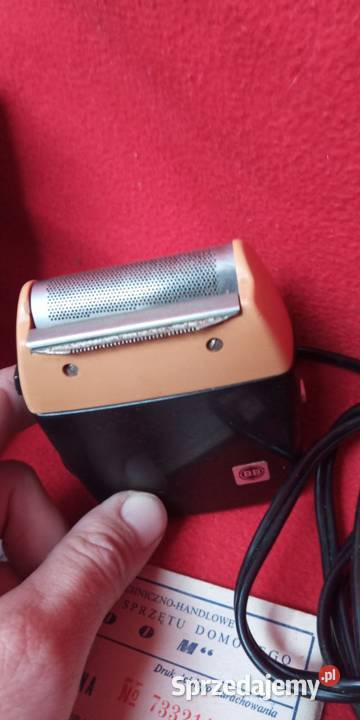 Golarka elektryczna PRL Bebo Sher 1968 komplet AGD