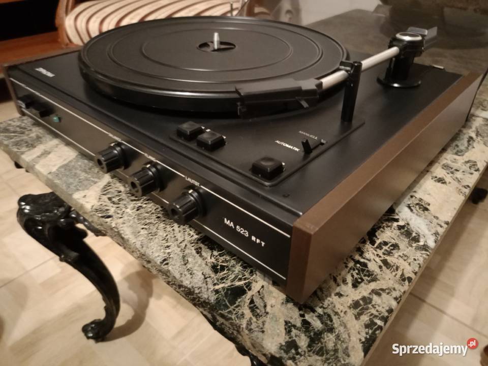 Zabytkowy Gramofon RFT Ziphona Vintage NRD wielkopolskie Drawski Młyn