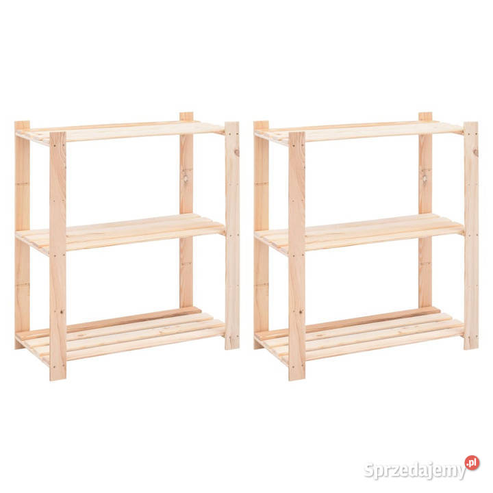 Regały z 3 półkami 2 80x38x90 sosna 150 mazowieckie Warszawa