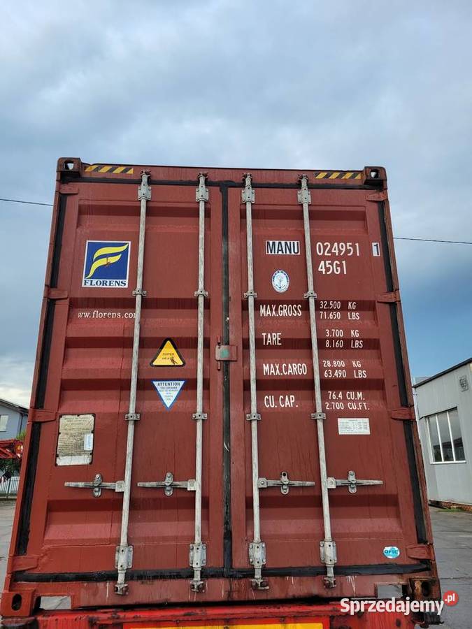 Kontener 40 HC Transport Dźwig w Kościerzyna sprzedam
