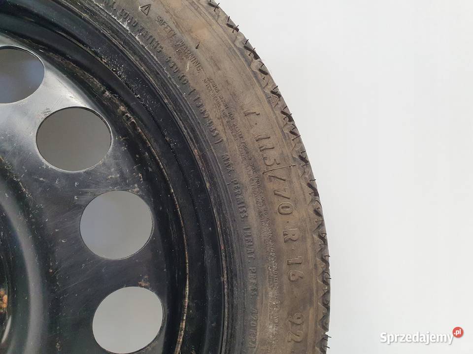 KOŁO DOJAZDOWE 11570 R16 2160132 5x110 Chełm sprzedam