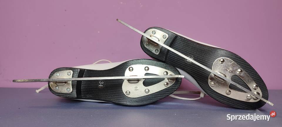 Łyżwy figurowe rozmiar 34 wkładka 225 lekko Jasień