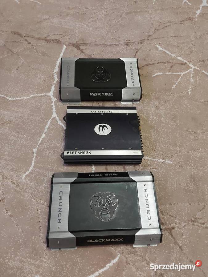 Wzmacniacze samochodowe car audio Crunch Dęblin