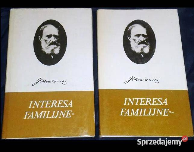Interesa familijne Powieść Tom 1 i 2 J I twarda z obwolutą Pozostałe Chełm