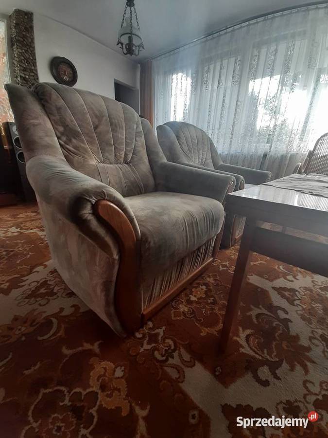 Komplet wypoczynkowy tapczan i dwa fotele Mikołów