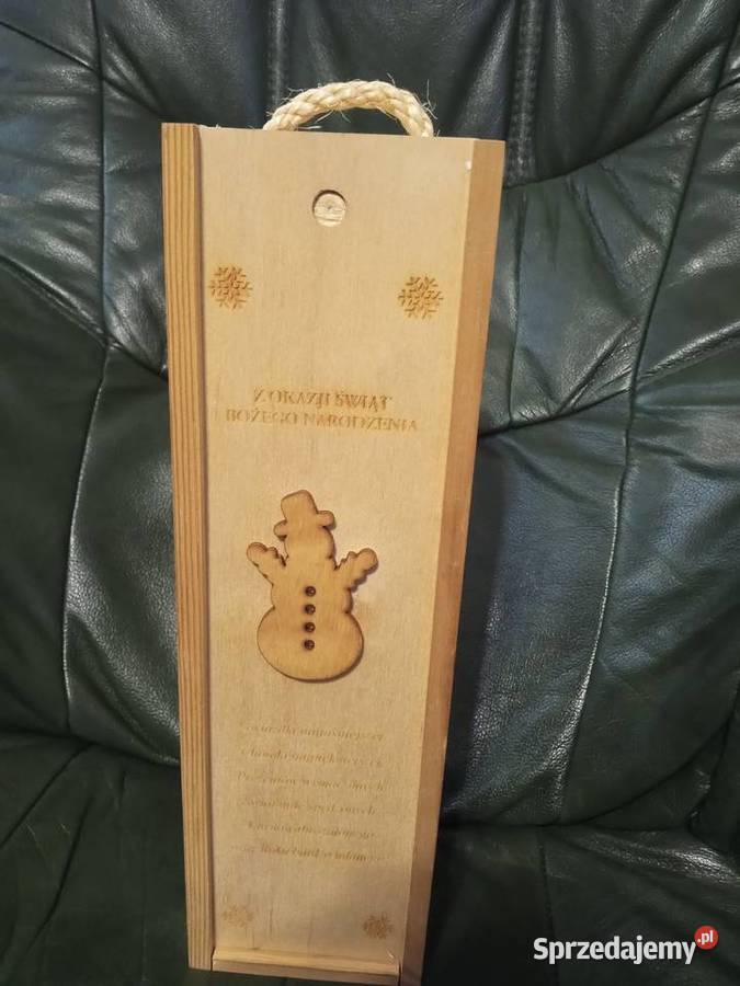 Skrzynka na wino upominek na święta Tychy sprzedam