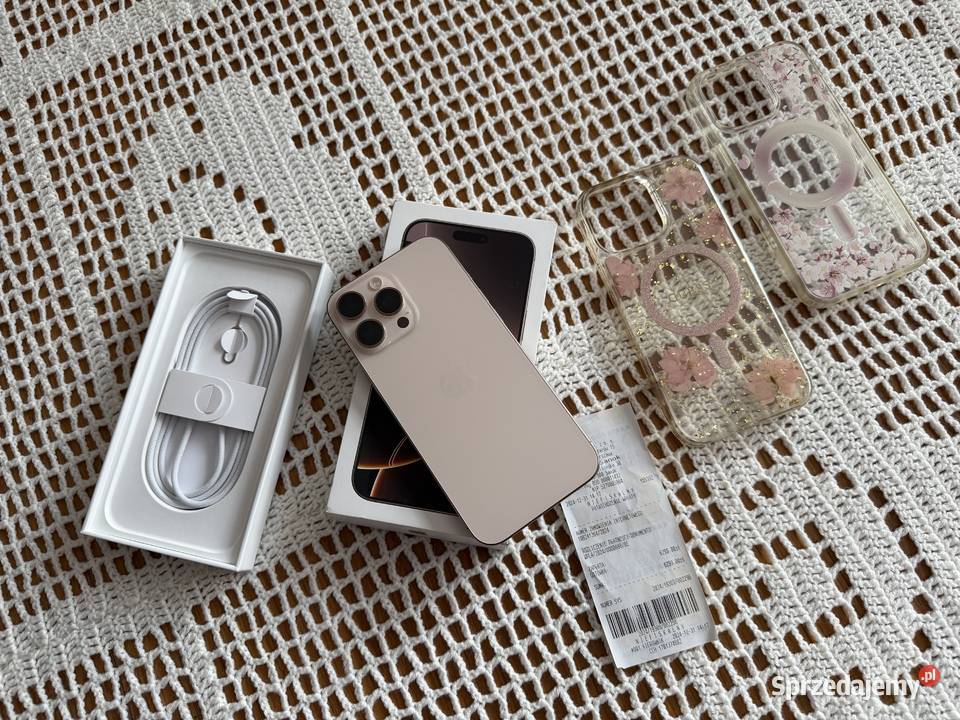 IPhone 16 Pro 256GB Gold stan bateria 98 kpl Brzozów sprzedam