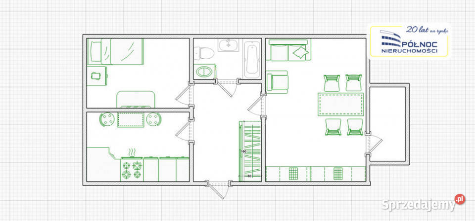 Piękne mieszkanie na parterze na sprzedaż