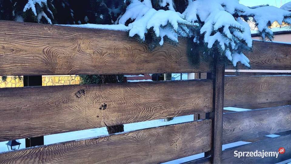 Ogrodzenia z betonowego drewna ogrodzenia Poznań