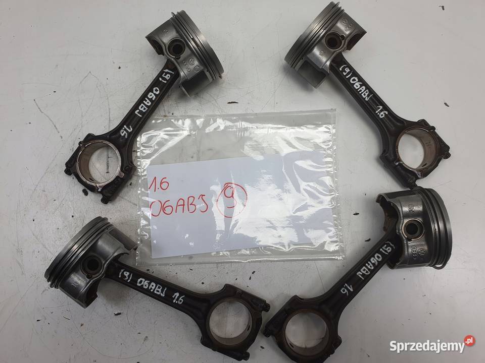 Audi A3 II 8P 16 8V TŁOK korbowód 06ABJ Blok silnika