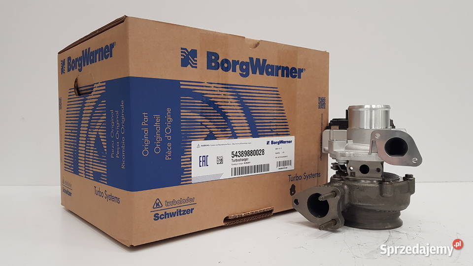 こん Nowa turbosprężarka BorgWarner KKK 54389880028 54389880027