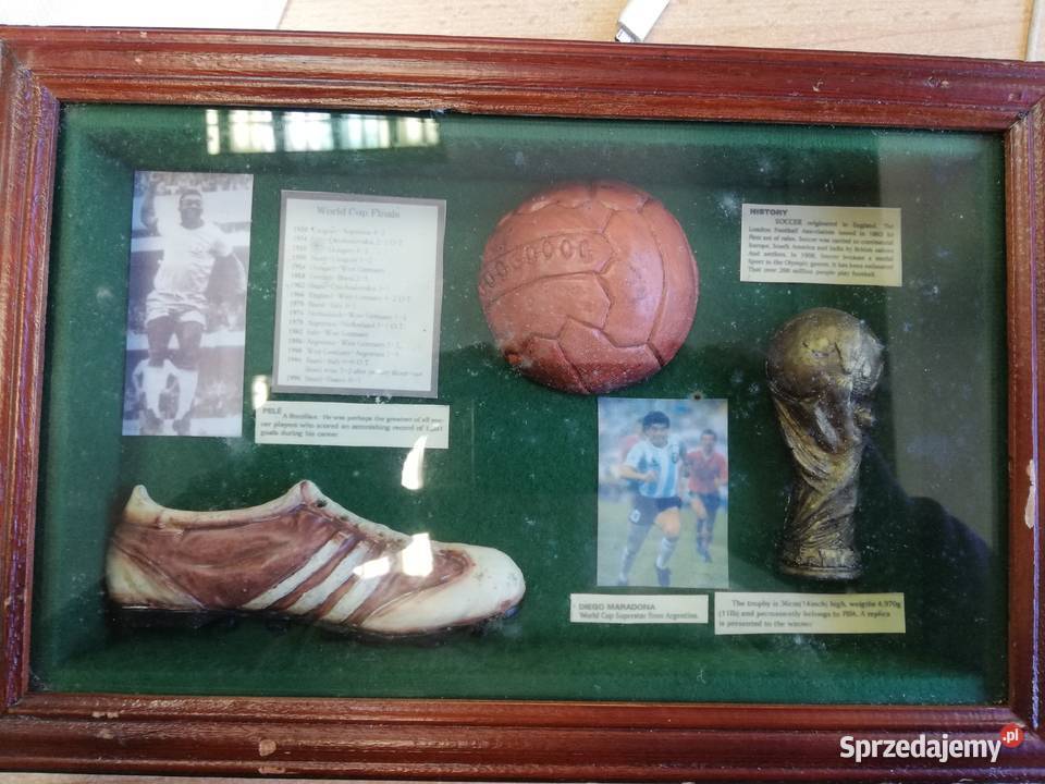 Pamiątka piłkarska FIFA Diego Maradona i Pele Antyki, Sztuka, Kolekcje Jarosław