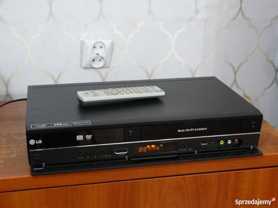 Magnetowid z HDMi USB DVDrec LG RC389Hpilot Jasło