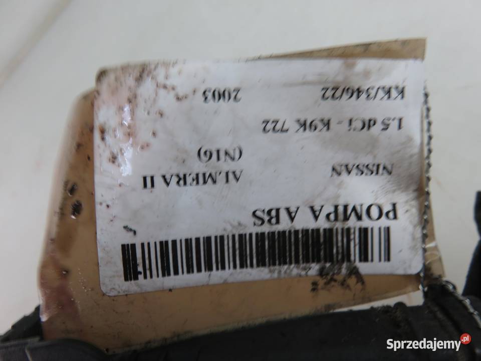 POMPA ABS NISSAN ALMERA II N16 0265800364