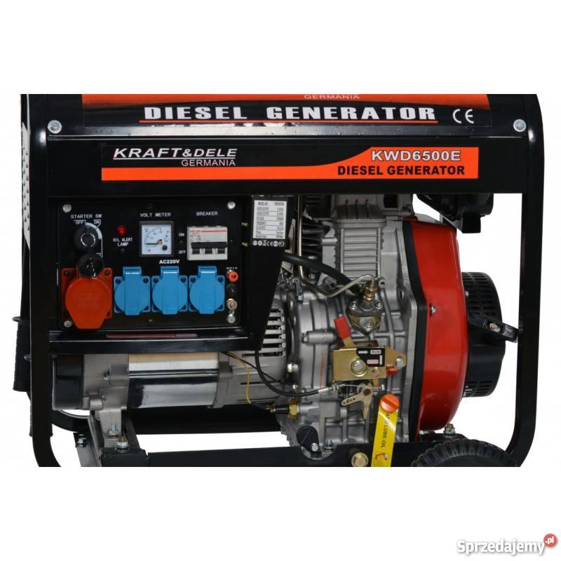 Agregat Prądotwórczy Diesel 7000W 12/230/380VNowy Model