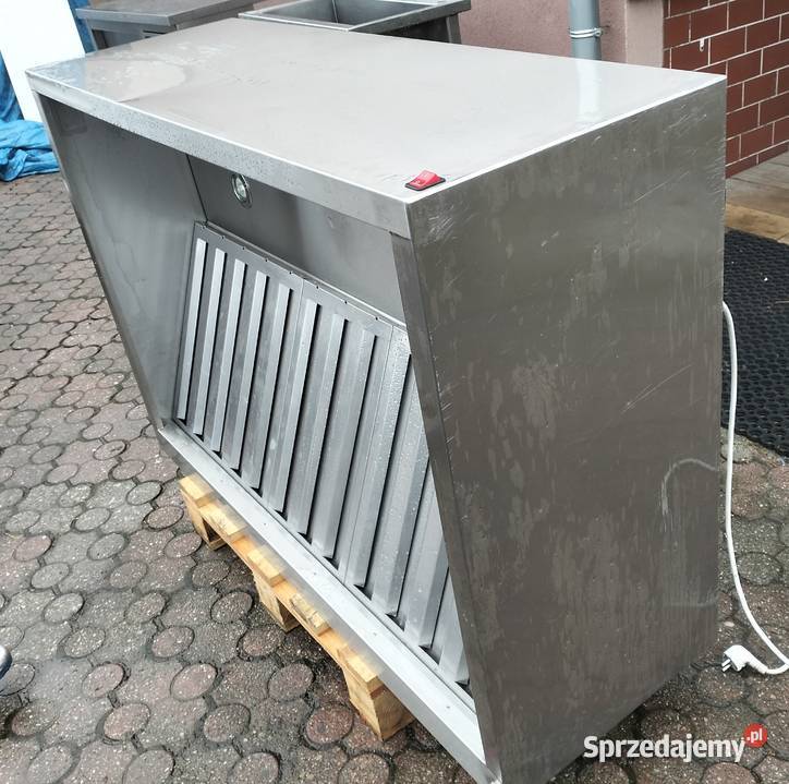 Okap skrzyniowy gastronomiczny 130x45x90