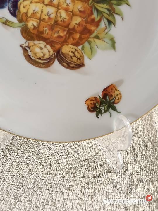 Talerz owocowy ananas na ciasto sery Zamość