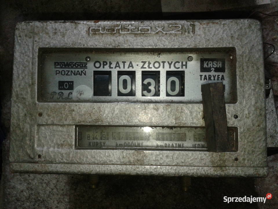 Stary taksometr ploltax 2 osobowe Kęty