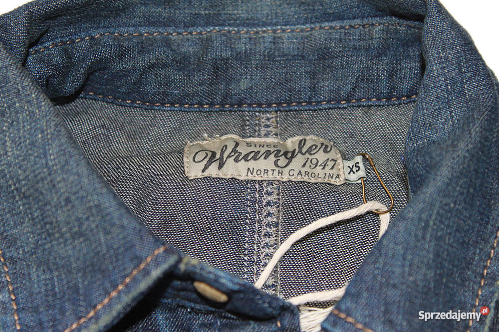 Wrangler koszula jeansowa taliowana 22T XS zachodniopomorskie Koszalin