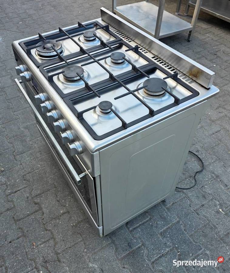 Kuchnia Gaz 6 Pal Z Piekarnikiem Elektrycznym