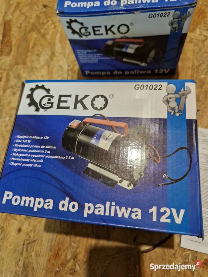 GEKO Pompa do paliwa 12 155 w 40L min G01022 Głogowa