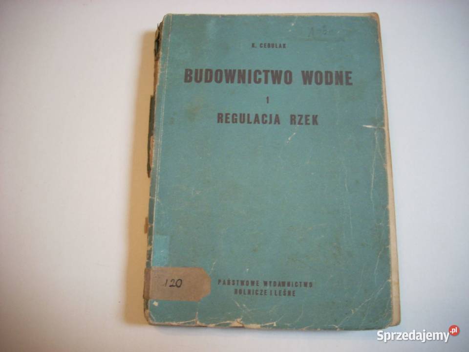 Budownictwo wodne Regulacja rzek Rok wydania 1955 Lesko