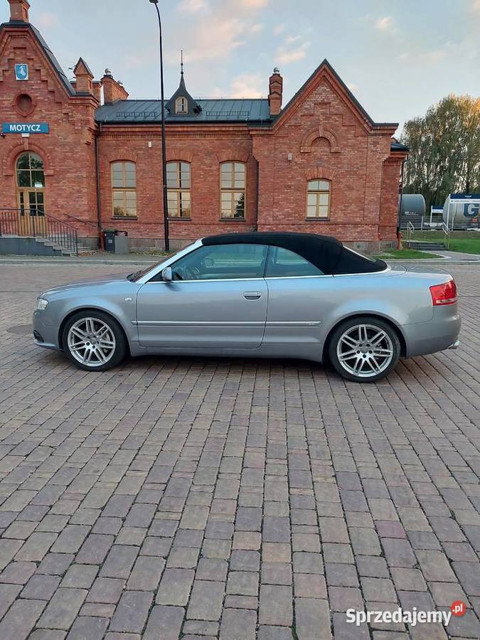 Audi A4 B7 18T Cabrio sline alu18 200 lubelskie
