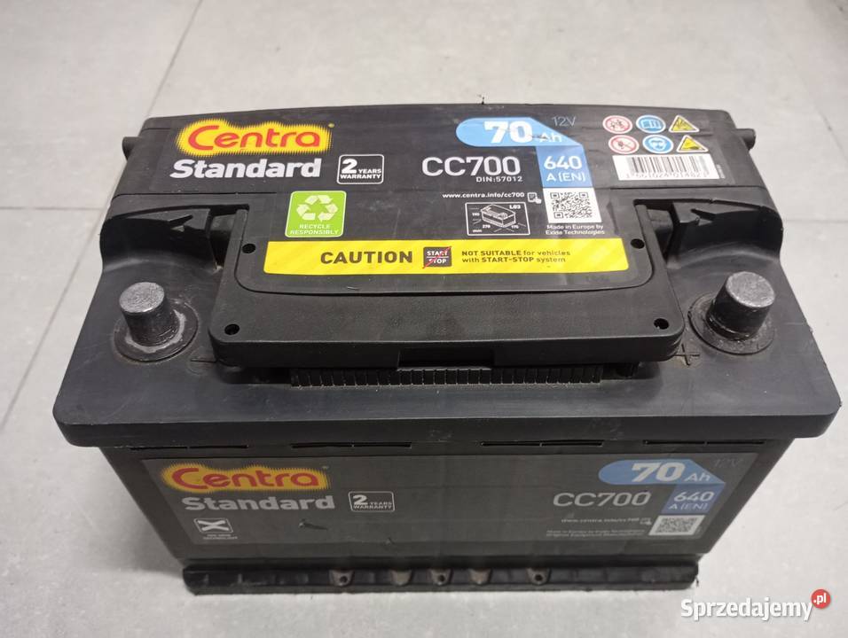 Akumulator Centra 70Ah Akumulatory Dąbrowa Górnicza