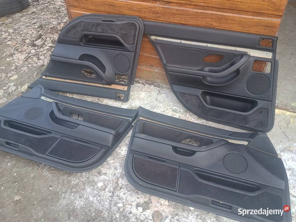 tapicerka boczki welurowe BMW e38 kpl Lublin