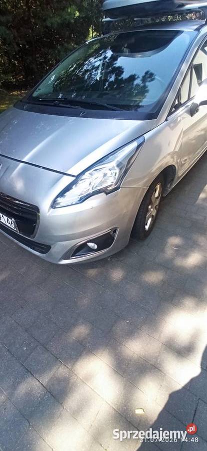 Peugeot 5008 2016 16 blue HDMI 120 Van / Minibus Wólka Mieczysławska