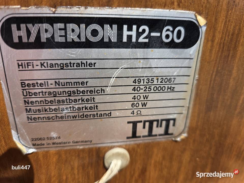 kolumny itt hyperion h260 Słuchawki i głośniki Chełm Śląski