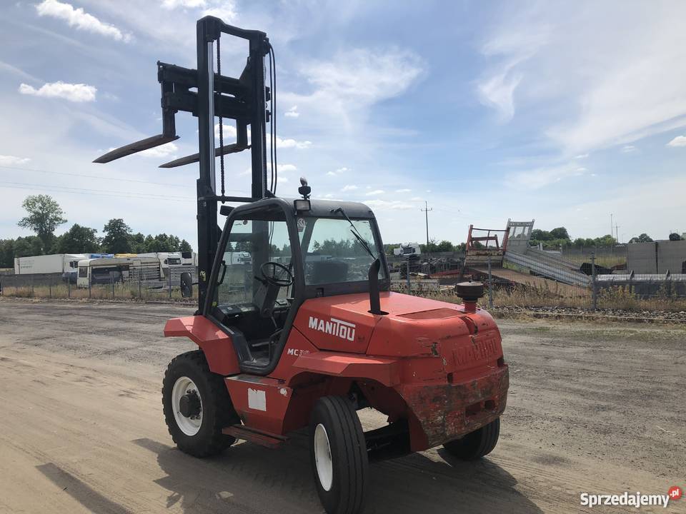 WÓZEK WIDŁOWY MANITOU MC30 30 TONY PERKINS STAN regulowane widły Wózki widłowe Piekarzew
