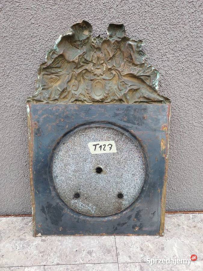 T127 Tarcza starego zegara comtoise otwory Tczew sprzedam