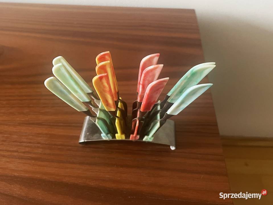 Widelczyki do zakąsek z czasów PRL Antyki Gdańsk